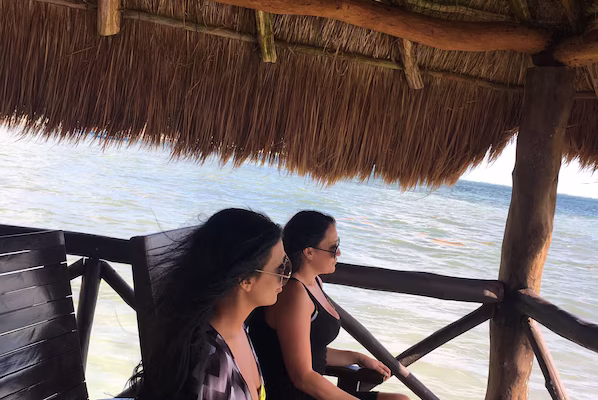 Arrecife de Puerto Morelos National Park near Secrets Riviera Cancun Resort & Spa with coral reef and Caribbean waters