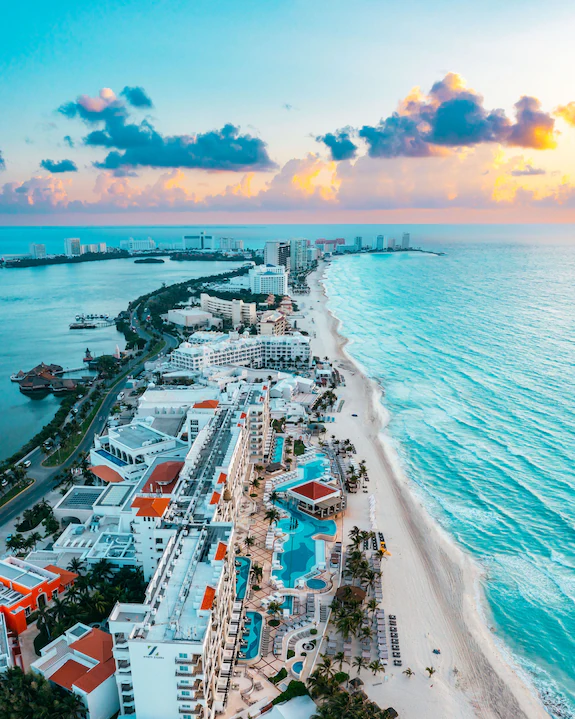 Hyatt Zilara Cancun adults-only all-inclusive resort in Cancun Hotel Zone with oceanfront pools, modern design, and vibrant atmosphere.