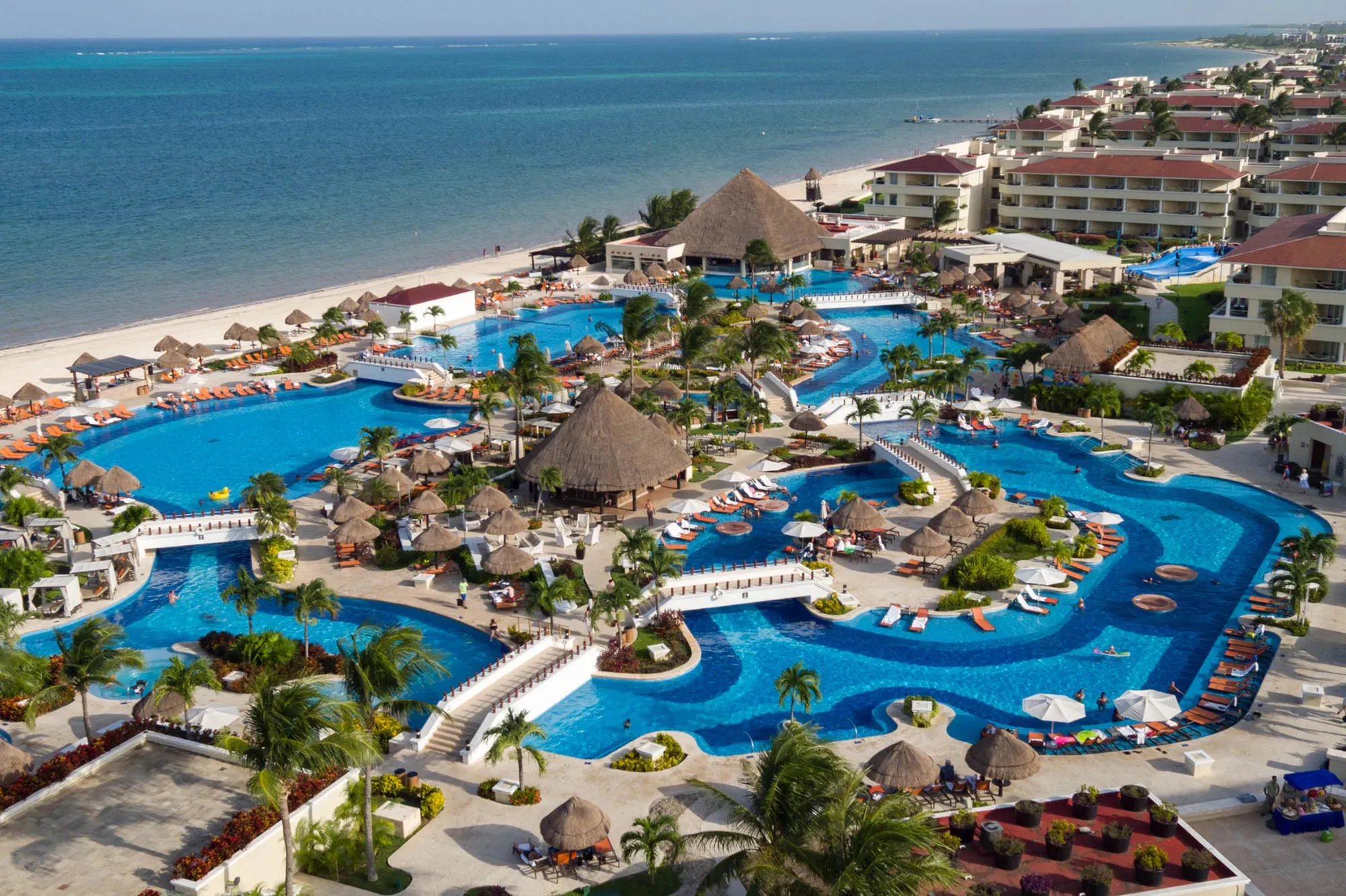 Moon Palace Cancun mega all-inclusive resort with water park, golf course, and family-friendly amenities in Cancun's Hotel Zone.